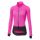 Castelli Bluza ciclism pentru femei maneca lunga Sfida Advanced Thermal Fabric - Roz Fluo