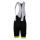 Castelli Pantaloni Scurti Cu Bretele Velocissimo Due Bibs negru-verde