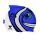 TYR Casca inot silicon copii Happy Fish albastra