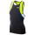 TYR - bluza triatlon fara maneci - Men's Competitor Tank - negru galben albastru