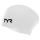 TYR - casca inot silicon par lung - Long Hair Silicon Cap - alb