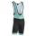 Northwave - pantaloni ciclism scurti cu bretele Force Evo Bibshorts - negru albastru deschis surf