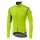 Castelli - Jacheta ciclism vreme rece 2 in 1 cu maneci detasabile, Perfetto Ros Convertible - galben fluo negru gri