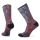Smartwool - sosete sport Athletic Meadow Print Crew Targeted Cushion Crew - albastru visiniu negru