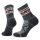 Șosete Merino hiking Smartwool Hike Zig Zag Valley - albastru Twilight | Mid Crew | Light Cushion