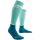 CEP - Sosete de compresie gamba femei The Run Compression W Socks Tall - albastru inchis petrol albastru deschis