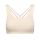 On Cloud - bustiera sport femei Active Bra - maro deschis perla alb