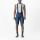 Castelli - Pantaloni ciclism scurti cu bretele Competizione bibshorts- albastru inchis