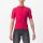Castelli - tricou ciclism maneca scurta pentru femei Pezzi jersey - rosu