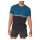 2XU - tricou tehnic pentru barbati Motion Color Block Tee - albastru Aquamarine negru