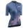 Northwave - tricou ciclism cu maneca scurta pentru femei Elements Fire jersey - albastru flacari portocalii