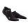 CEP - Sosete de compresie pentru femei model sub glezna 6cm No Show 3.0 Ultralight socks - negru gri