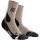CEP - sosete medii drumetie 18cm pentru femei Outdoor merino light Mid-Cut Socks - maro deschis nisip negru