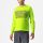 Castelli - tricou ciclism pentru barbati, maneca lunga Trail Tech LS Tee jersey - galben electric fluo lime negru