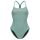 Orca - Costum de baie intreg pentru femei Core One Piece - verde deschis diploria portocaliu