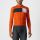 Castelli - tricou ciclism maneca lunga Prologo 7 LS jersey - portocaliu antracit alb