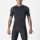 Castelli - tricou pentru ciclism cu maneca scurta Entrata IV - negru albastru portocaliu