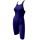 Finis - Costum inot tehnic pentru fete sau femei - Fuse Open Back Kneeskin - albastru