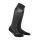 CEP Sosete inalte Run Merino Socks W gri inchis negru