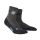 CEP Run Merino Short Cut Socks W negru-antracit
