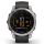 Garmin - Epix Gen 2 smartwatch premium cu GPS si AMOLED - ramă argintie din oţel inoxidabil, carcasă neagră si curea din silicon