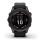 Garmin - fenix 7s Pro Sapphire Solar smartwatch premium cu incarcare solara 42mm - ramă gri din titanium DLC si curea din silicon neagră