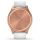 Garmin - Vivomove Style - carcasa rose-gold - bratara silicon alba
