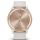 Garmin - vivomove Trend - Ramă Peach Gold din oţel inoxidabil - carcasă Ivory - curea din silicon