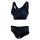 Orca - Costum de baie doua piese pentru Femei Bra &amp; Bikini - print albastru inchis