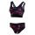 Orca - Costum de baie doua piese pentru Femei Bra &amp; Bikini - print negru rosu