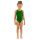 Finis - Costum de baie intreg Fete Bladeback - Verde Maze