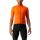 Castelli - Jacheta ciclism cu maneca scurta Perfetto RoS Light - portocaliu briliant