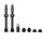 Muc-Off - valve tubeless V2 - Tubeless Valves V2 - negru - 60mm