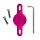 Muc-Off - Suport - Apple-AirTag pentru cadru - V2 - roz