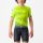 Castelli - tricou ciclism maneca scurta copii - Aero Kid Jersey - verde lime | albastru