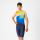 Castelli - costum triatlon fara maneci - Free Sanremo 3 Suit Sleeveless - albastru belgian | portocaliu