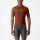 Castelli - tricou ciclism maneca scurta regular fit - Prologo Lite Jersey - 16-38 gr C - grena | portocaliu