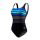 TYR Ombre stripe aqua controlfit costum - negru albastru