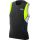 Men Competitor Singlet TYR negru-lime-albastru