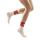 CEP - sosete compresie medii - the run socks mid cut v4 W - red | off white