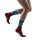 CEP - sosete compresie medii - the run socks mid cut v4 W - red | off white