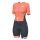 Z3R0D - Costum triatlon femei cu maneci - Racer TTsuit - fusion coral