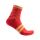 Castelli - sosete ciclism scurte femei Climbers 3.0 socks 12 cm W socks - Portocaliu hibiscus rosu