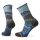 Smartwool - sosete sport femei Hike Icy Range Print Light Cushion Crew socks - Multicolor albastru negru gri