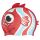 Finis - Casca de inot pentru copii - Animal Heads Angelfish Red