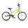 Woom - bicicleta copii 16" Woom 3 AUTOMAGIC, varsta recomandata 4-6 ani (105-120cm) - 6 kg - verde intens lime alb