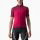 Tricou cu maneca scurta Castelli Velocissima de dama Rosu/Visiniu