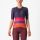 Tricou cu maneca scurta Castelli Climbers 4.0 W de dama Bleumarin/Magenta/Portocaliu