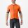 Tricou cu maneca scurta Castelli Entrata VI Portocaliu/Antracit
