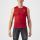 Tricou fara maneci pentru antrenamente la interior Castelli Insider Rosu M